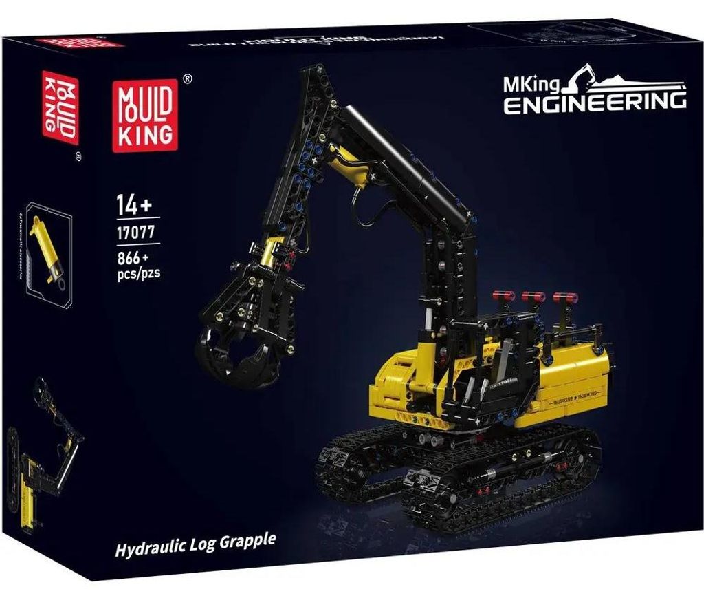 Mould King 17077 Hydraulic Log Grapple Produktbild 
