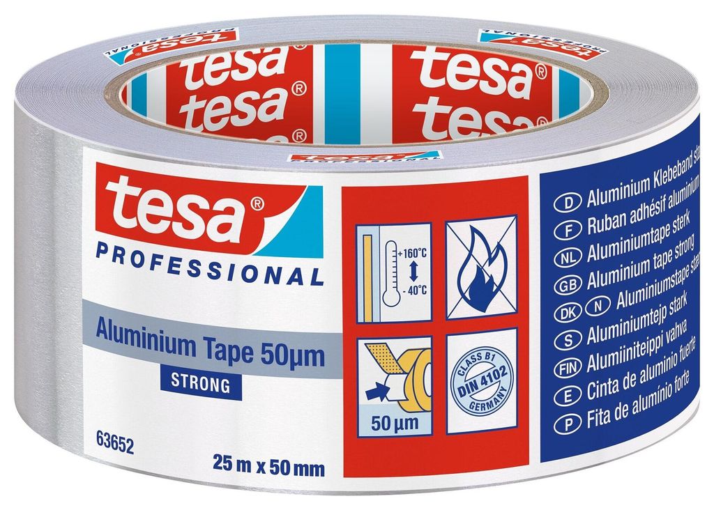TESA HLINÍKOVÁ PÁSKA 25m x 50mm Obrázok produktu 