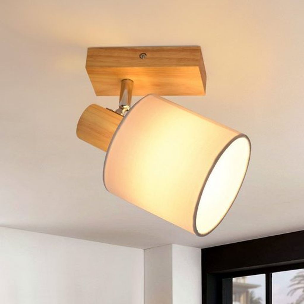 ZMH plafoniera 1 fiamma Plafoniera nera Faretto da soffitto Immagine del prodotto 