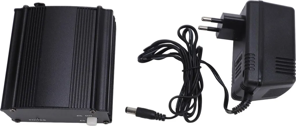 Alimentation fantôme 48V avec adaptateur secteur pour micro studio
