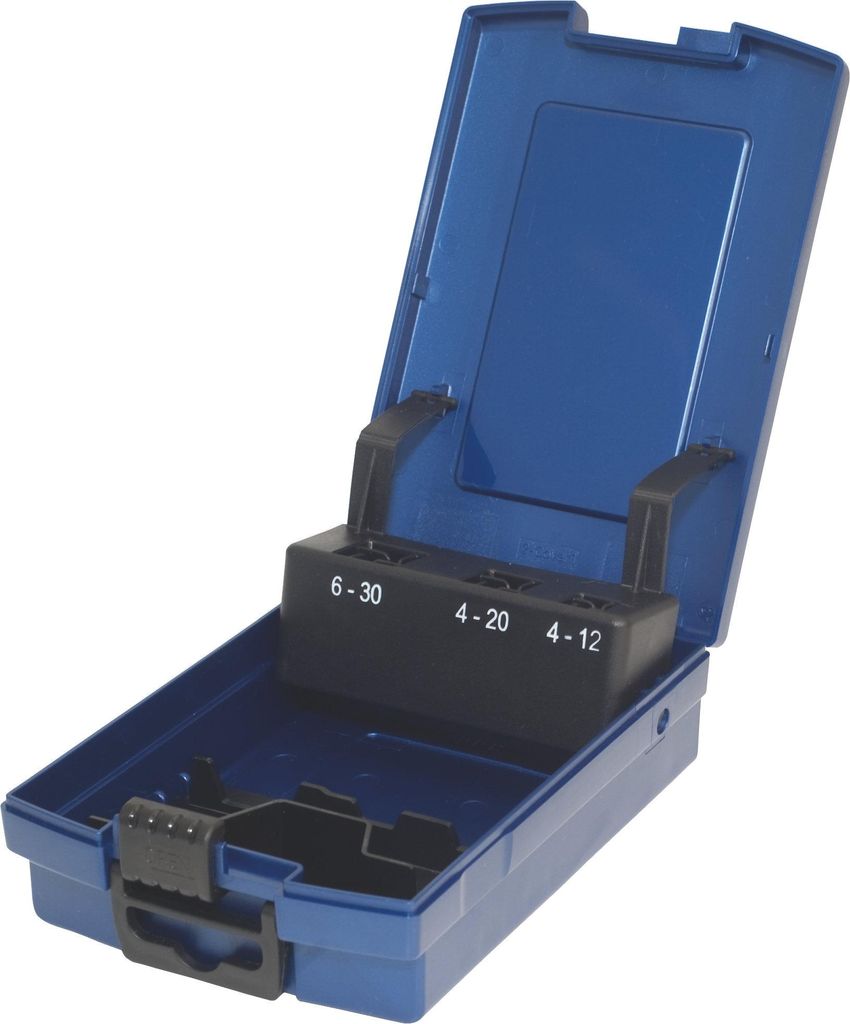 PTG Rose-Kunststoffkassette leer blau 3-tlg. für Produktbild 