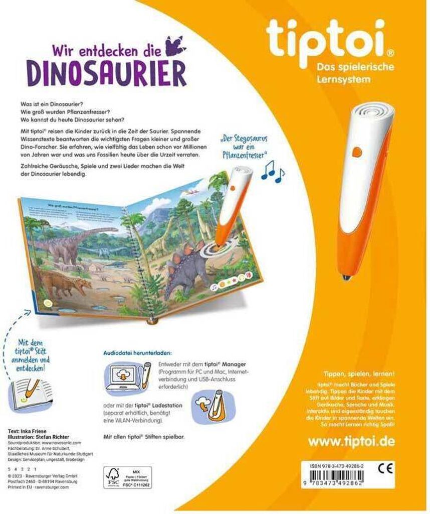 tiptoi® Wir entdecken die Dinosaurier Produktbild 6