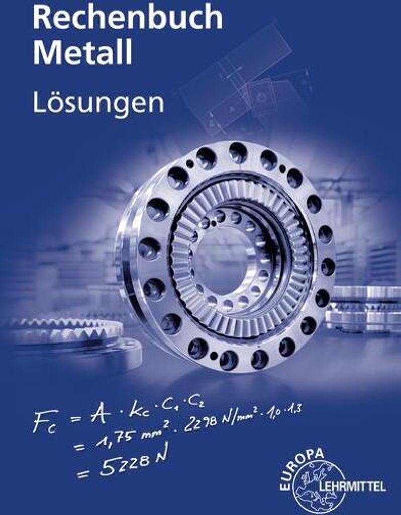 Lösungen zu 10307 Rechenbuch Metall Produktbild 