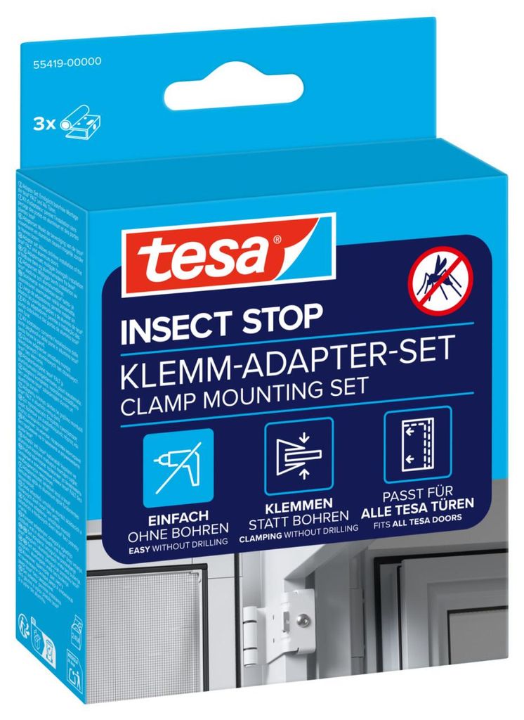TESA 55419-00, Weiß, An Tür, 1 Stück(e) Produktbild 