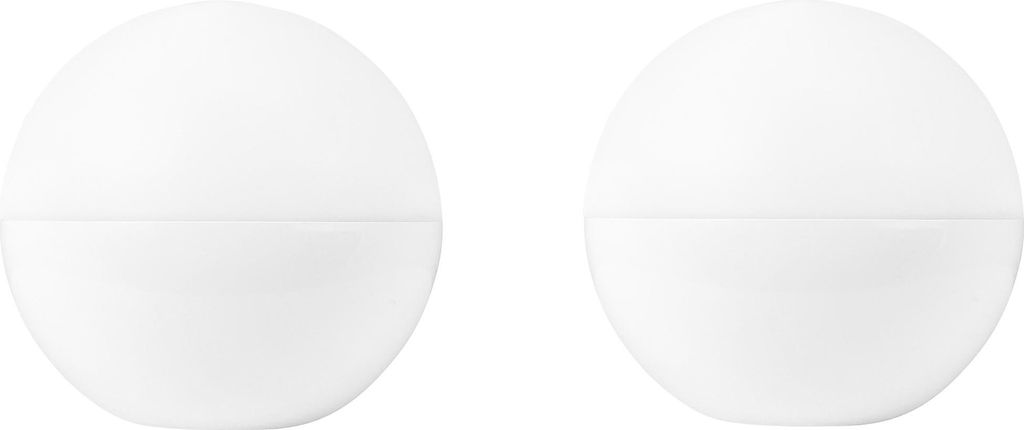 Leuchtkugel, Tischlampe, Kabellos Dimmbar Lichtkugel, Led, USB-C, Wiederaufladbare, ALBA weiß 2 Stück