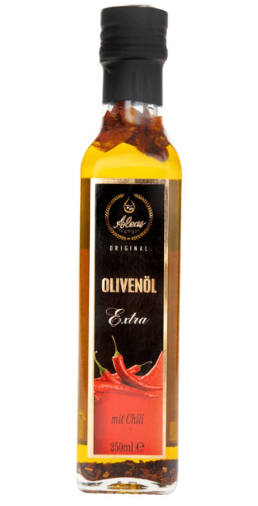 Natives Olivenöl extra mit Chili 250ml Produktbild 