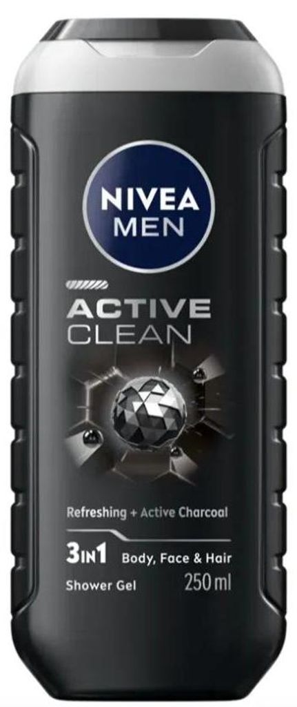 Nivea Men Active Clean 3-in-1-Duschgel (250 ml)