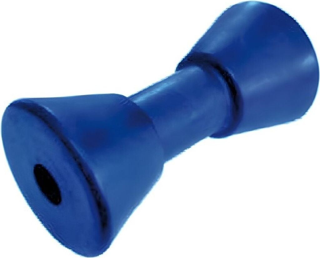 Osculati Kielrollen blau PE 185-286mm, Mittelrollen zum Slippen von kleinen und großen Booten, Sliphilfe Bootstrailer Größe: 190 x 95 / 25 mm