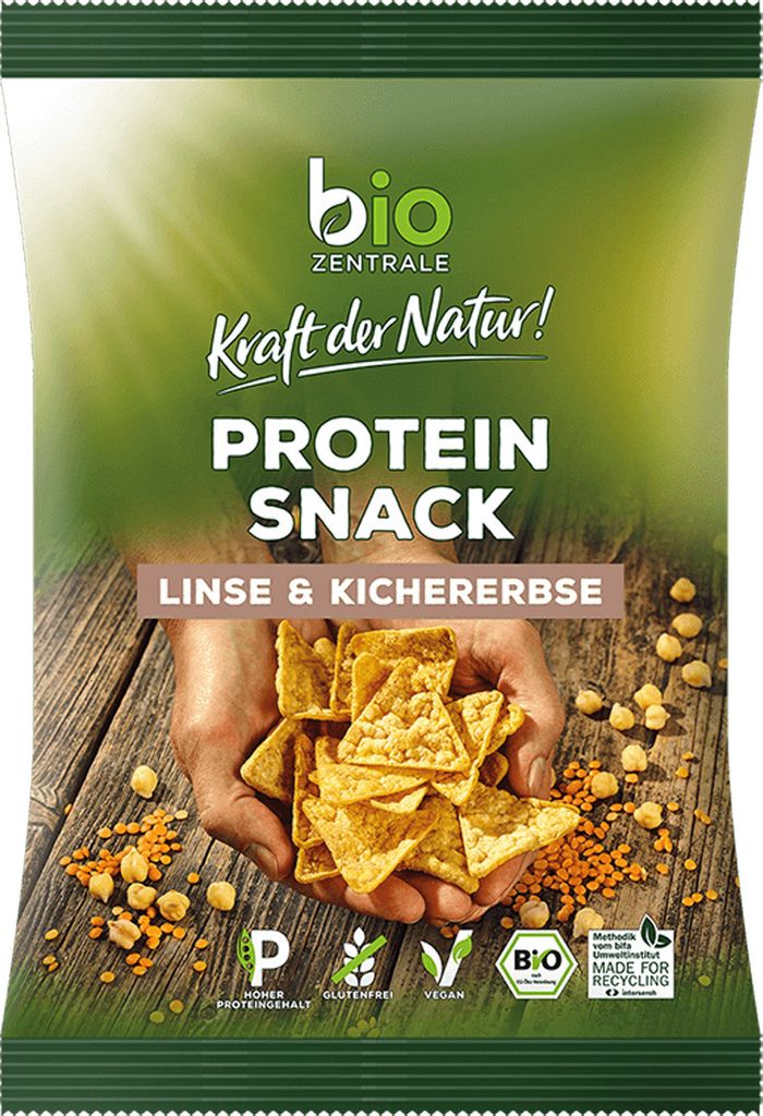 Snack proteico biologico lenticchie ceci speziati croccanti Immagine del prodotto 