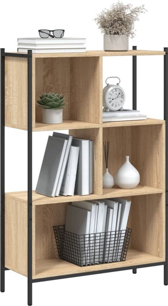 Regał dąb sonoma 72x28x109 cm materiał | Kaufland.pl
