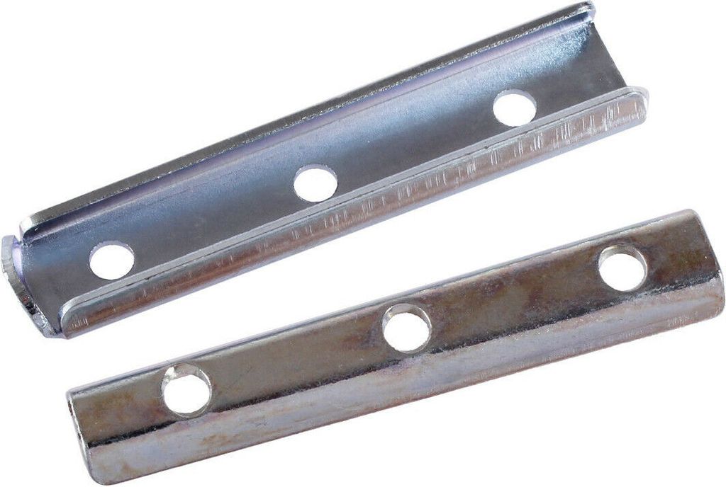 Möbelverbinder Metallverbinder Couchverbinder Bettverbinder Stahl Verbinder 76x16mm
