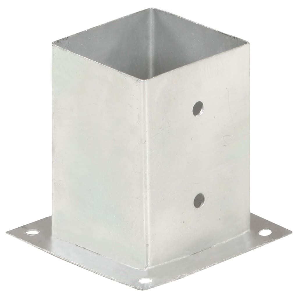 vidaXL Kotwa do słupków 4 szt. Ocynkowany metal 101 mm Zdjęcie produktu 
