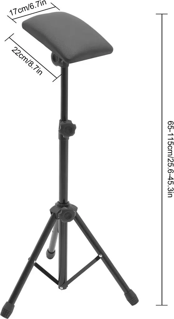 Support Tatouage Réglable de 110cm - Rembourrage Confortable 22x17 cm