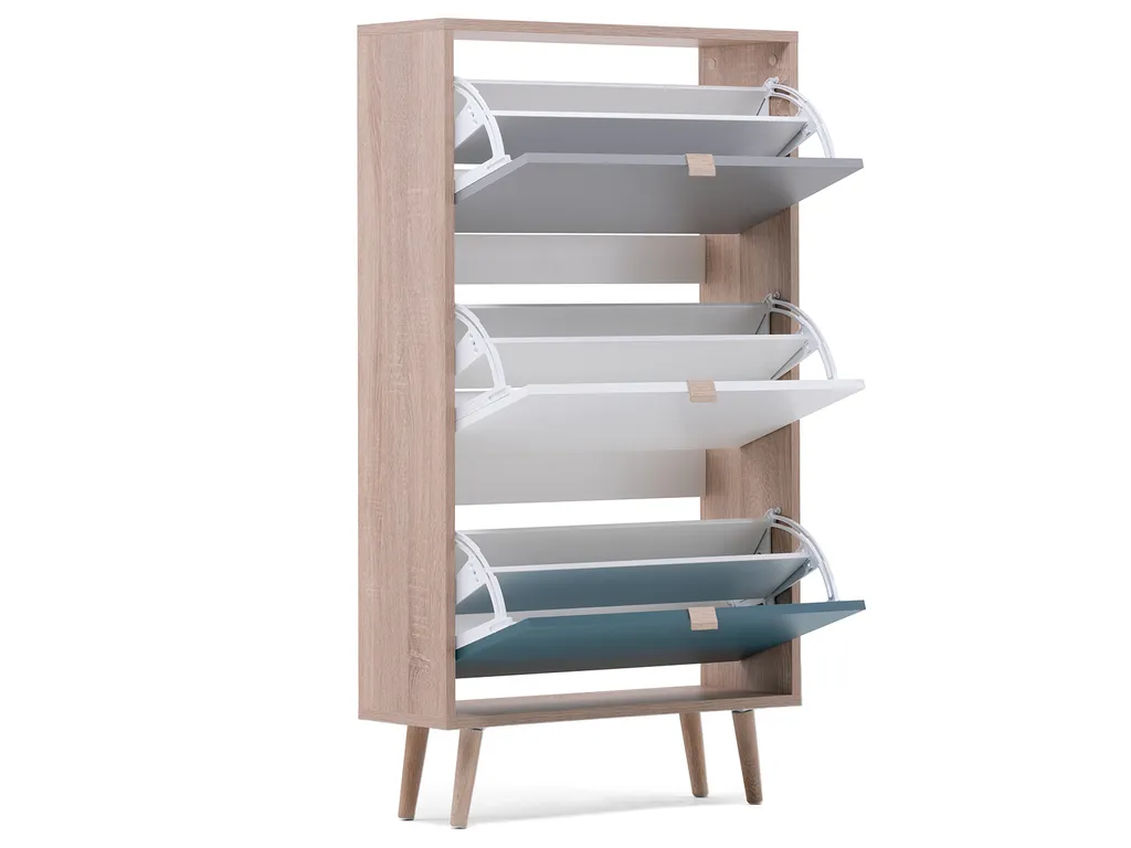 Range-chaussures Visby Sonoma 70x127cm - Design compact et robuste - 4