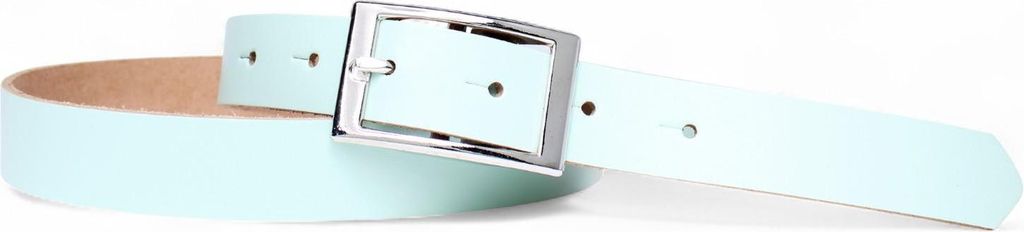 FRONHOFER günstiger Damengürtel 2,5 cm, silberne Schnalle, echt Leder