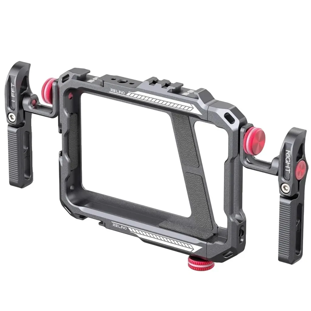 Stabilisateur cage pour smartphone en métal avec grip vidéo de 250g