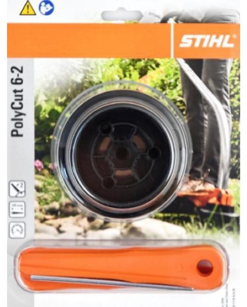 STIHL Polycut 6-2 Mähkopf Fadenkopf mit 2 Kunststoffmessern Produktbild 