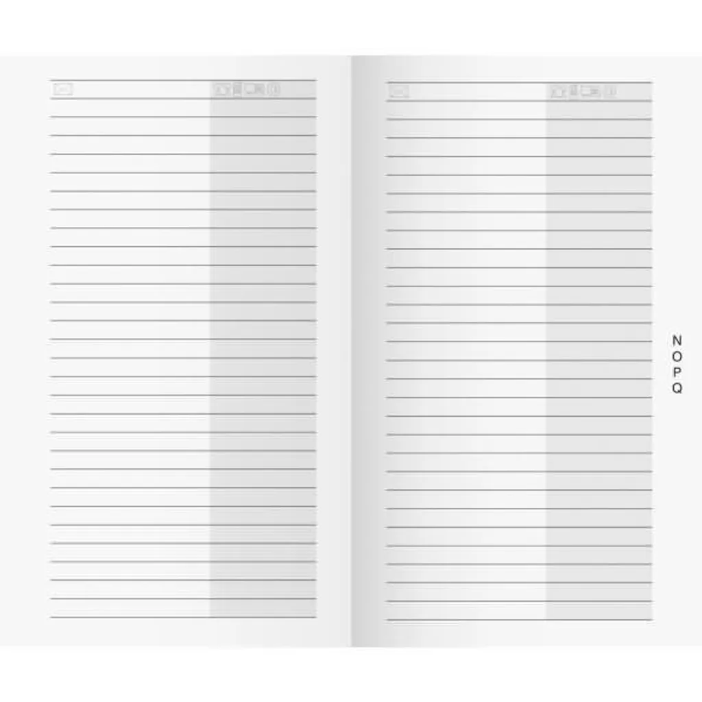 Cahier d'adresses rido/idé 7045040 format poche 7 x 11,8 cm noir
