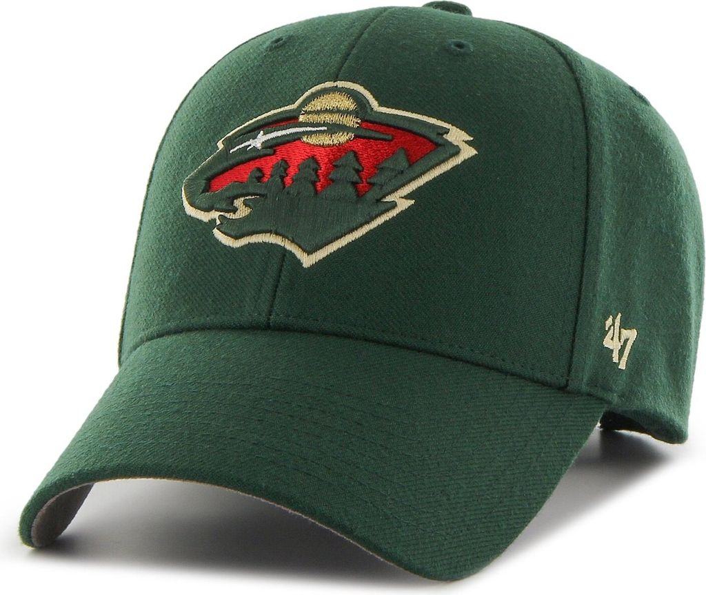 47 Brand Adjustable Cap - NHL Minnesota Wild, Farbe: dunkel grün, OSFA