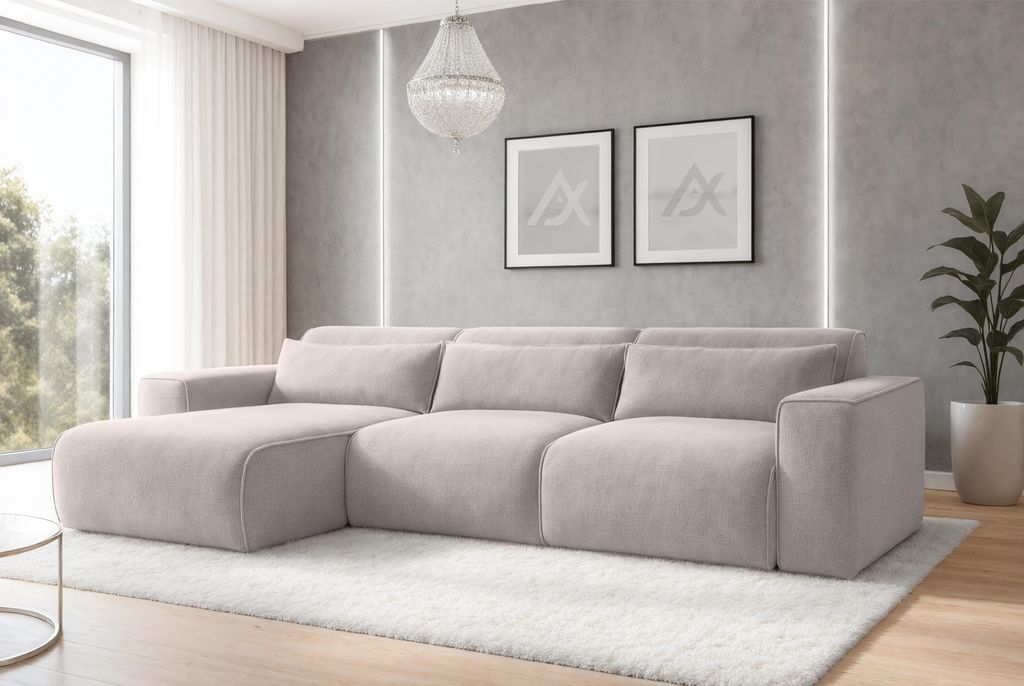 AX LIVING Wohnlandschaft mit Schlaffunktion Ruyam Sofa Produktbild 