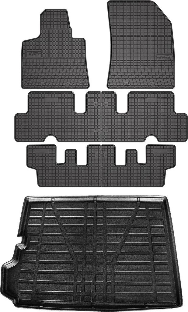 Set Tappetini Gomma e Vasca Baule Citroen C4 Grand Picasso 2013-2018