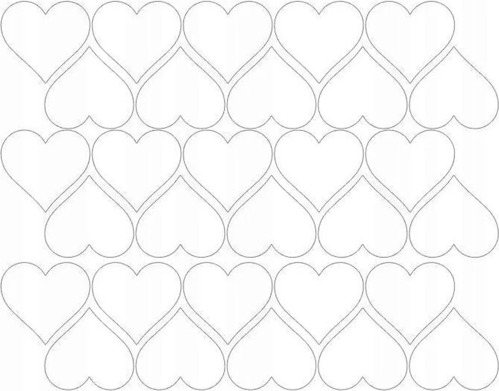 Adesivi Cuore Bianco Lucido San Valentino | 40mm | Confezione 30
