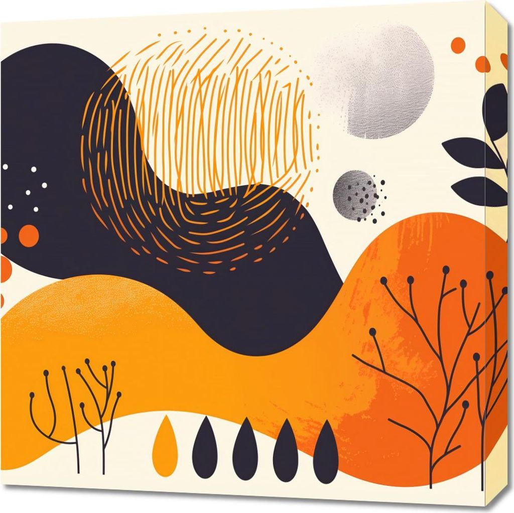 Bild 60x60cm Herbstliche Motivationen