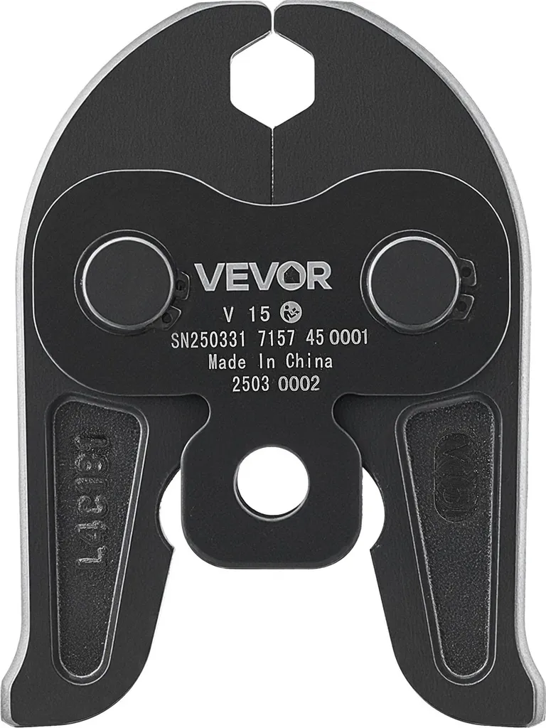 Pince à sertir en acier haute résistance 15 mm VEVOR profil en V