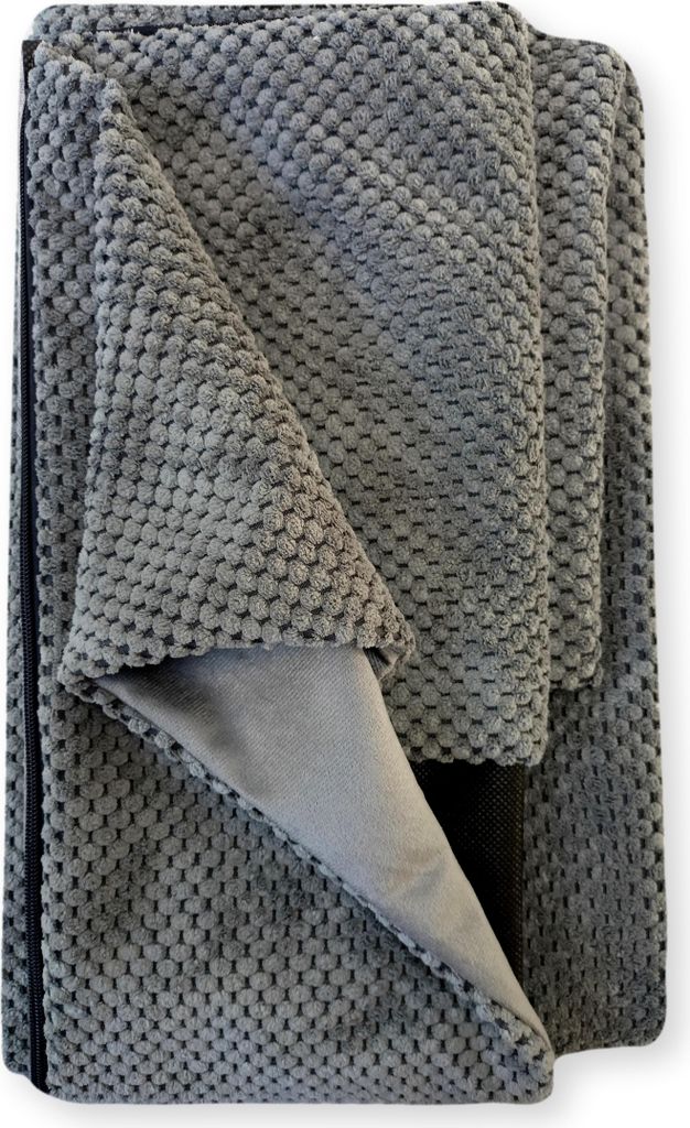 4L Textil TEO Kuscheliges Dots Hundebett Bezug abnehmbar und waschbar Hundekorb mittelgroße Hunde Hundekissen flauschig Hundekörbchen Hundesofa (...