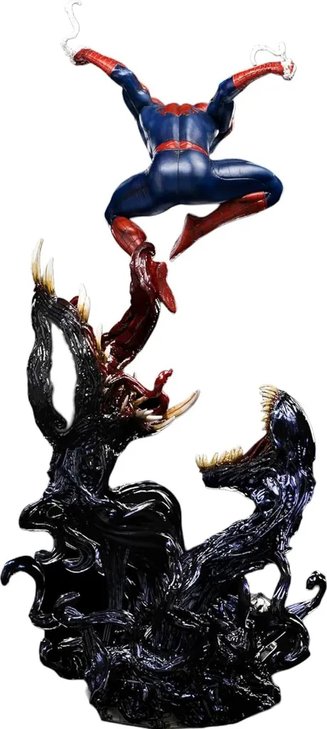 Diorama Spider-Man de collection en résine peinte à la main 1/10 - 23