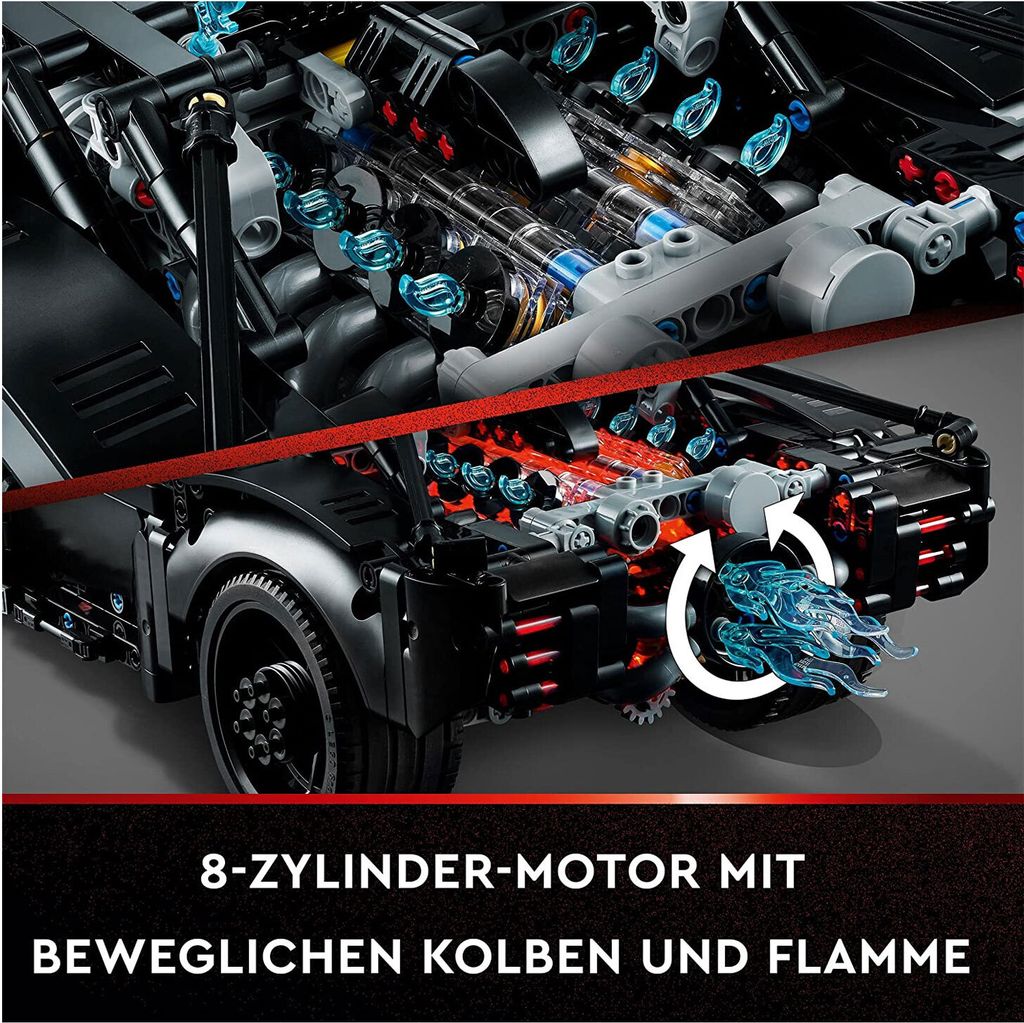 LEGO 42127 Technic BATMANS BATMOBIL Spielzeugauto mit Produktbild 31
