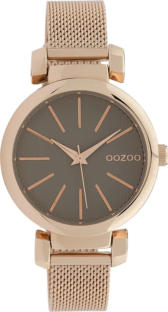 Oozoo Orologio da polso metallo oro rosa UOC10130 - Donna Analogico