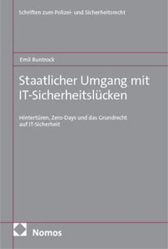 Cybersécurité d'État : Staatlicher Umgang mit IT-Sicherheitslücken