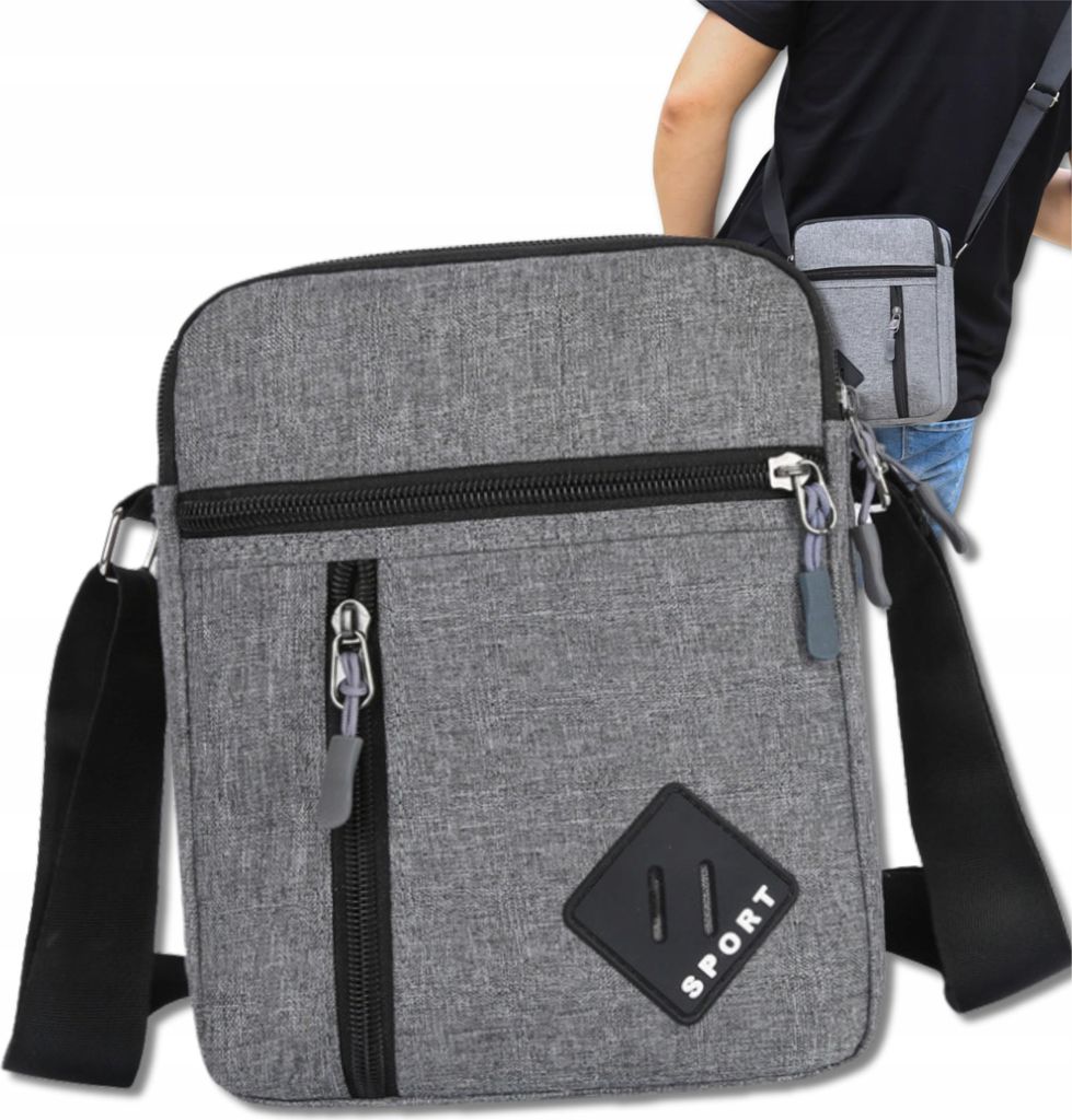 EDIBAZZAR | Herren Tasche Umhängetasche Sport Geräumige Produktbild 