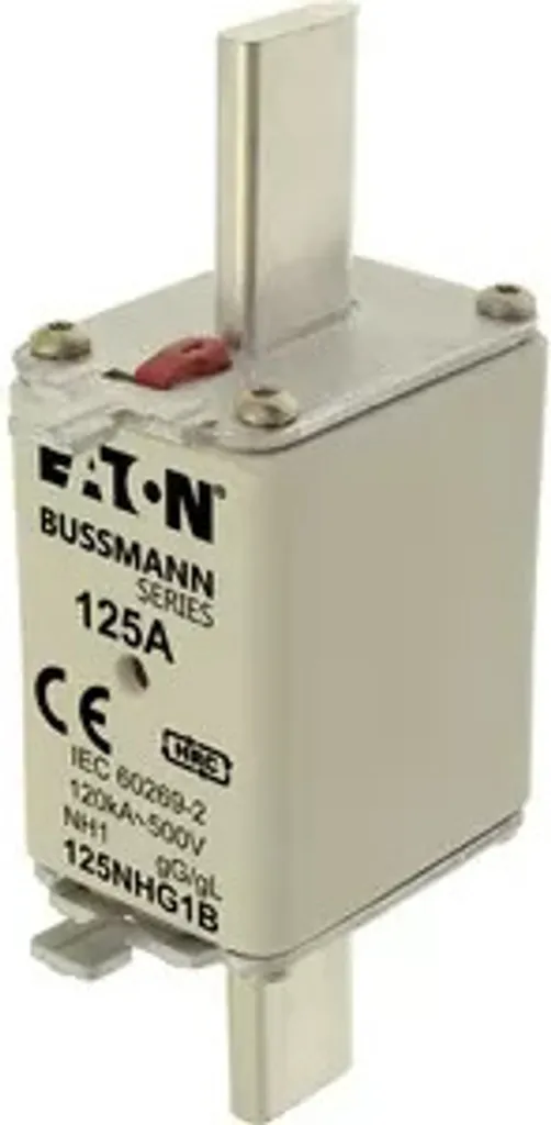 Protection Réseau Electrique 125A 500V Fusible Eaton 125NHG1B Taille 1