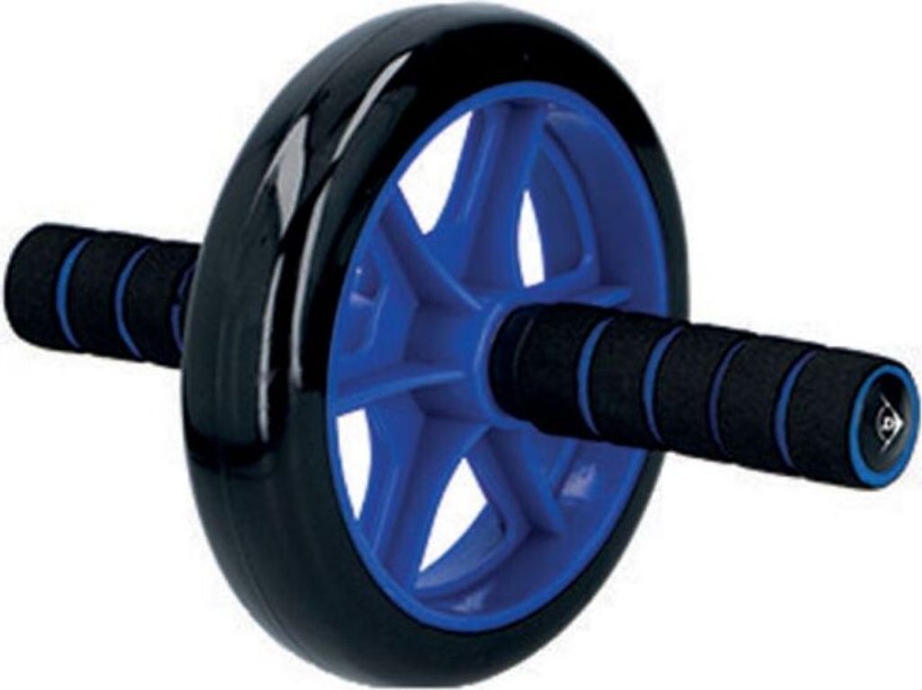 Dunlop - Ein-Rad-Bauchmuskel-Trainingsrolle (blau)