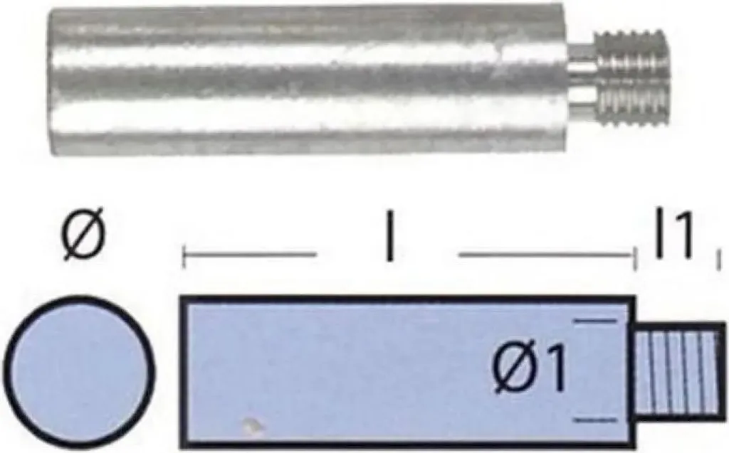 Kit Anodo Yanmar 12,5 mm Tecnoseal TEN01318 | Pronto al Montaggio