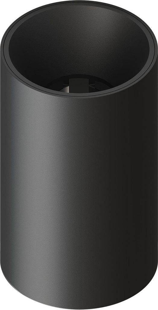 Ledvion - LED -Oberfläche -montierte Stelle Black Round, Ø80mm, dimmbar, Gu10 -Anpassung, Aluminium, IP20