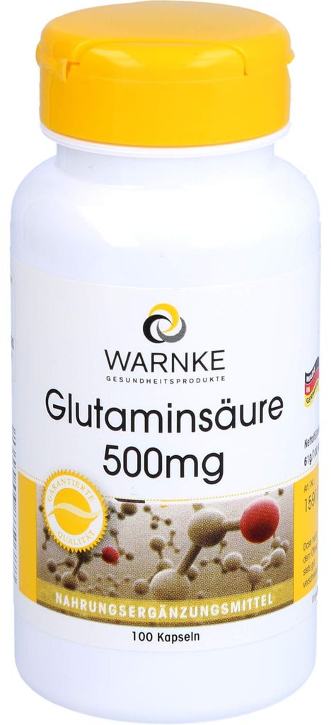 Acido glutammico 500 mg capsule 100 Capsule Immagine del prodotto 