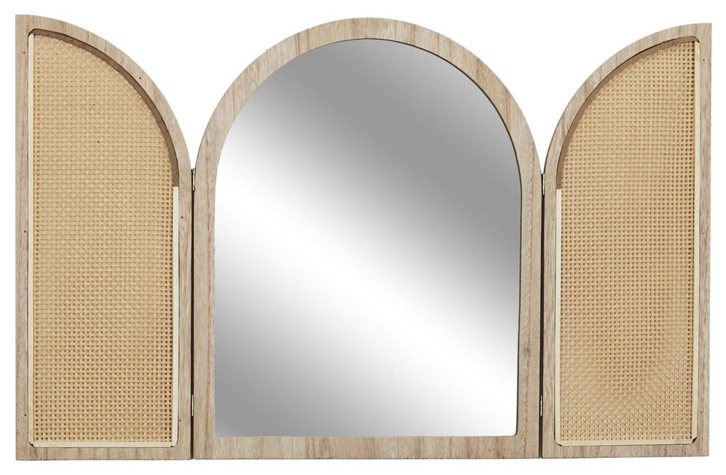 Home Deco Factory Spiegel Bali - Holz - mit Turen - 40 x 50 Produktbild 
