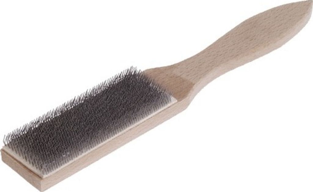 Lessmann Feilenbürste für die Reinigung von Feilen, 250 x 40 mm