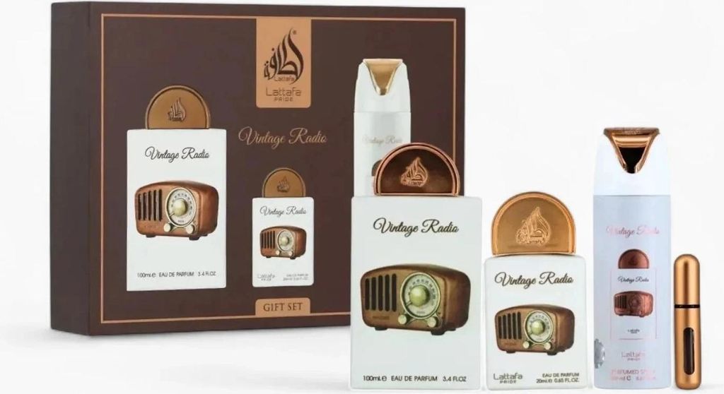 Lattafa Pride/Giftset Radio Vintage Eau de Parfum +Deo Produktbild 