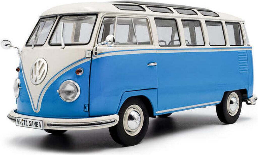 Solido 421186462 VW T1 Samba Bus 1962 blau weiß 1:18 Produktbild 