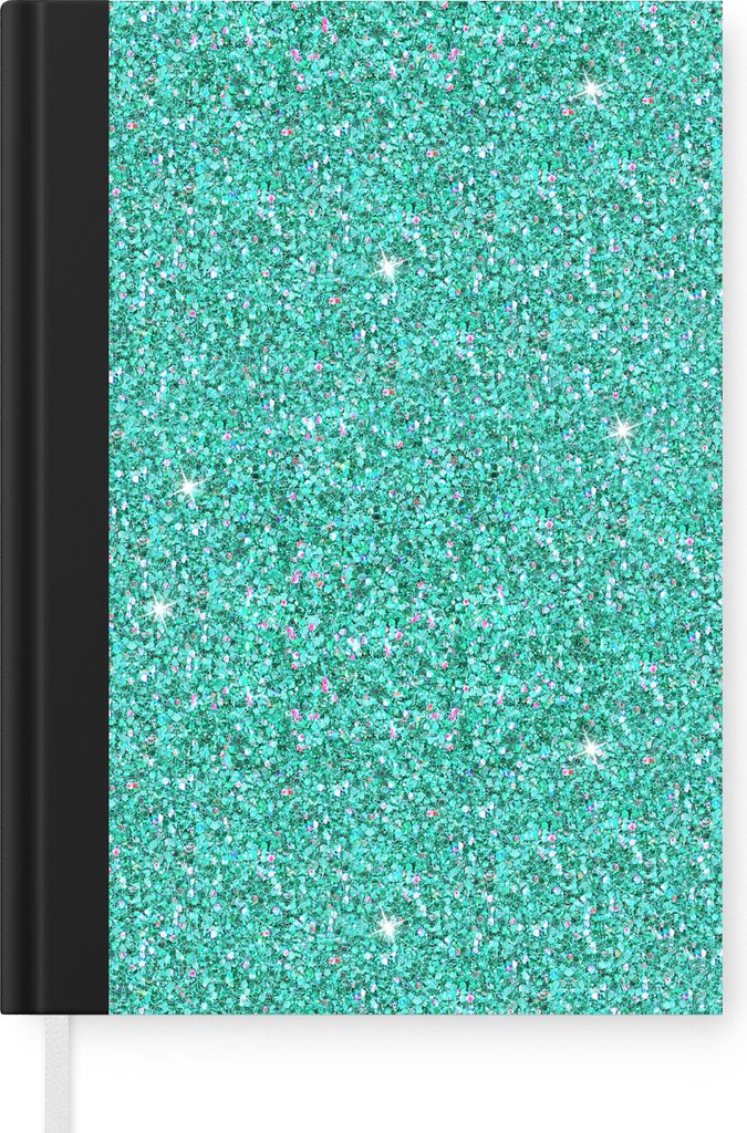 MuchoWow Notizbuch Tagebuch Haushaltsbuch Notebook A5 Geburtsstein - Türkis - Fische - Muster - Notizblock - Notizheft - Notebook - Schreibblock...