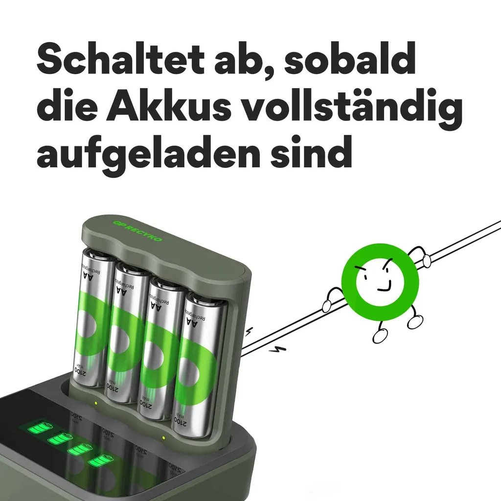 Chargeur USB GP B441U Intelligent 4 Ports avec Détection de Fin de Charge