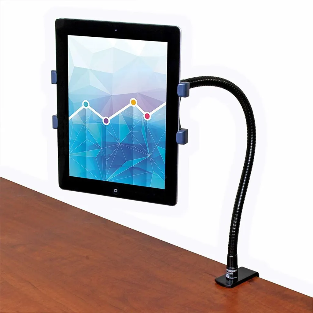 Support Tablette Anti-Vibrations avec Bras de Fixation Solide