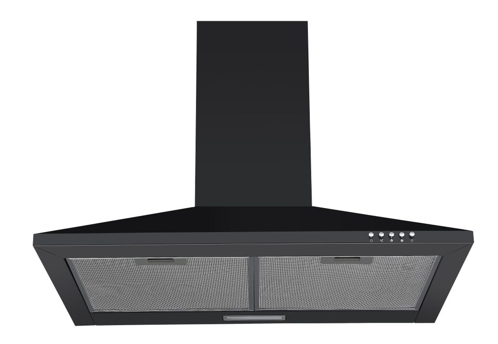 Respekta Kaminhaube Karena, Mattschwarz, 60 cm Produktbild 