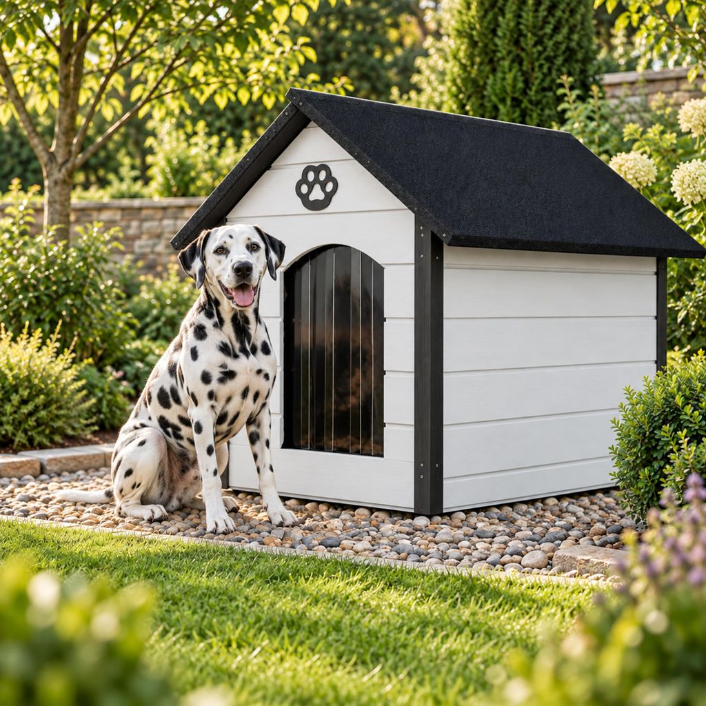 Cuccia per cani QLS, dimensioni XL, 104x74 cm, isolata, in Immagine del prodotto  Immagine generata dall'IA