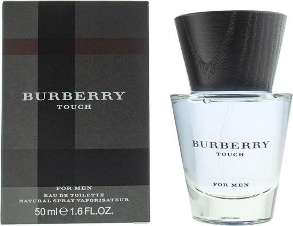A box and bottle of Burberry Touch for Men eau de toilette.