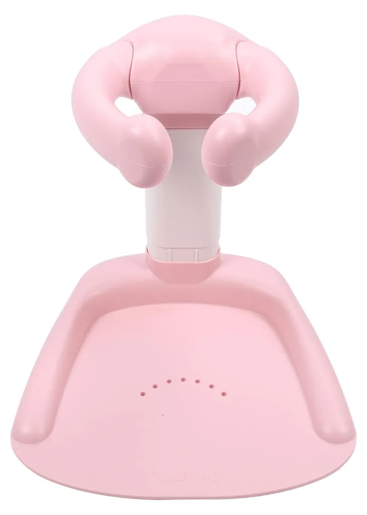 Tour de bain Baby Hug rose avec socle réglable et montage facile